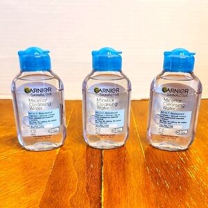 3 Piece 3.4 Fluid Ounce Each Garnier SkinActive Micellar Cleansing Water New